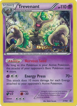 Trevenant (XY94) (Staff) [XY: Black Star Promos] | Clutch Gaming