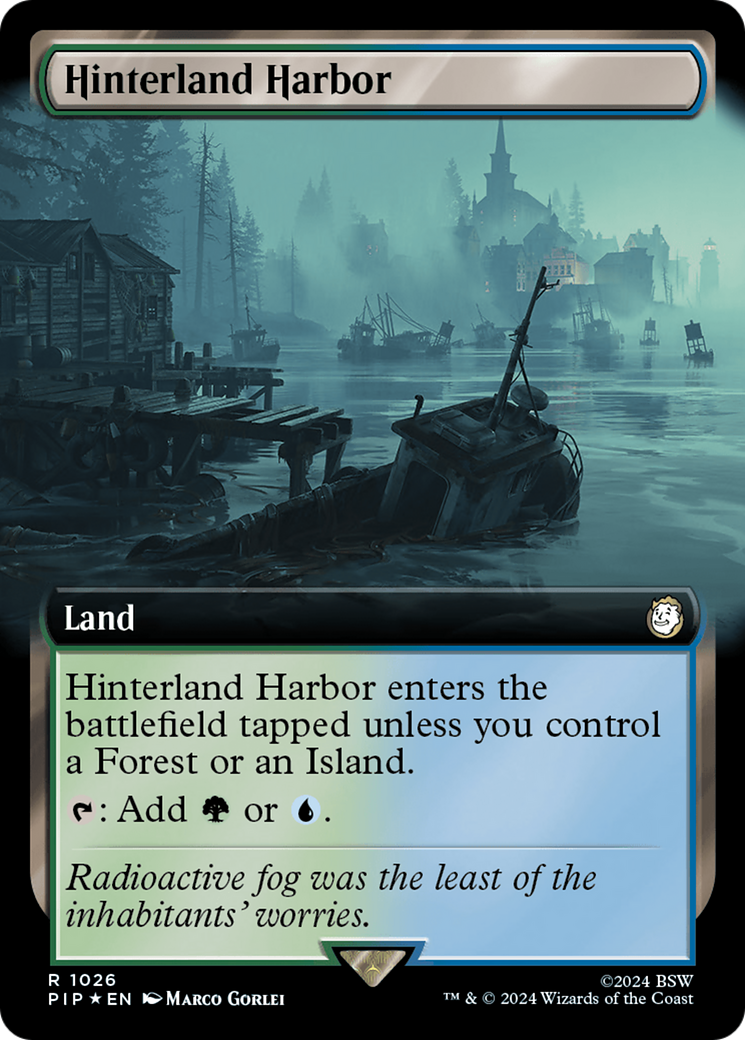 Hinterland Harbor (Extended Art) (Surge Foil) [Fallout] | Clutch Gaming