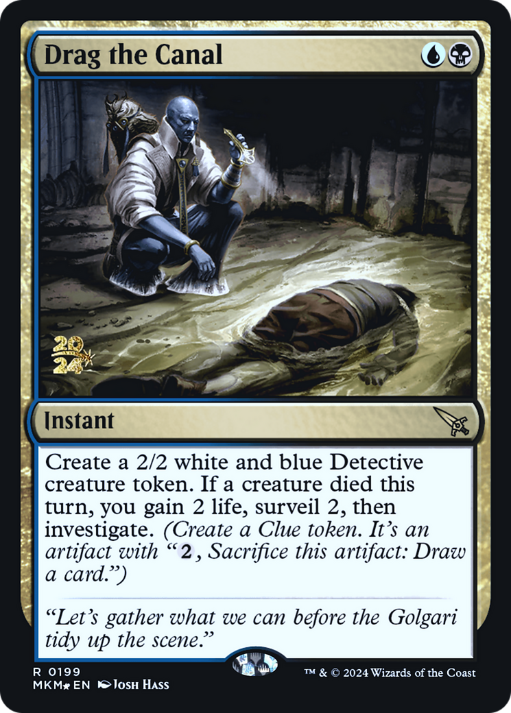 Drag the Canal [Murders at Karlov Manor Prerelease Promos] | Clutch Gaming