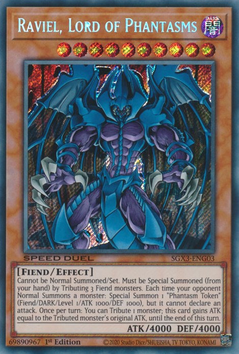 Raviel, Lord of Phantasms [SGX3-ENG03] Secret Rare | Clutch Gaming