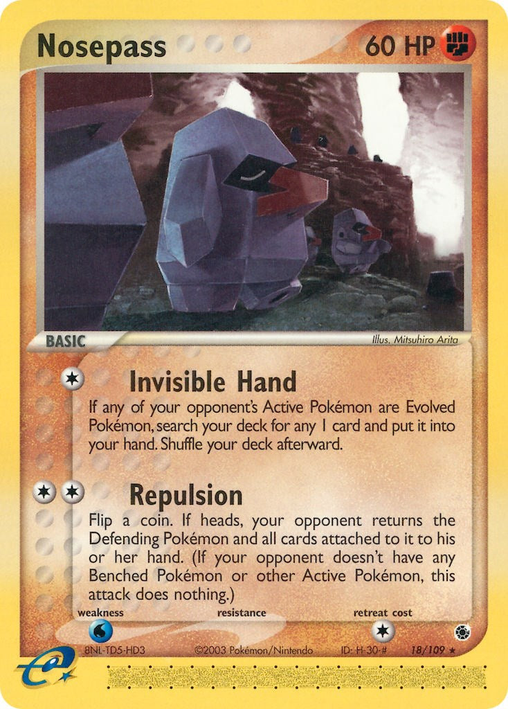 Nosepass (18/109) [EX: Ruby & Sapphire] | Clutch Gaming