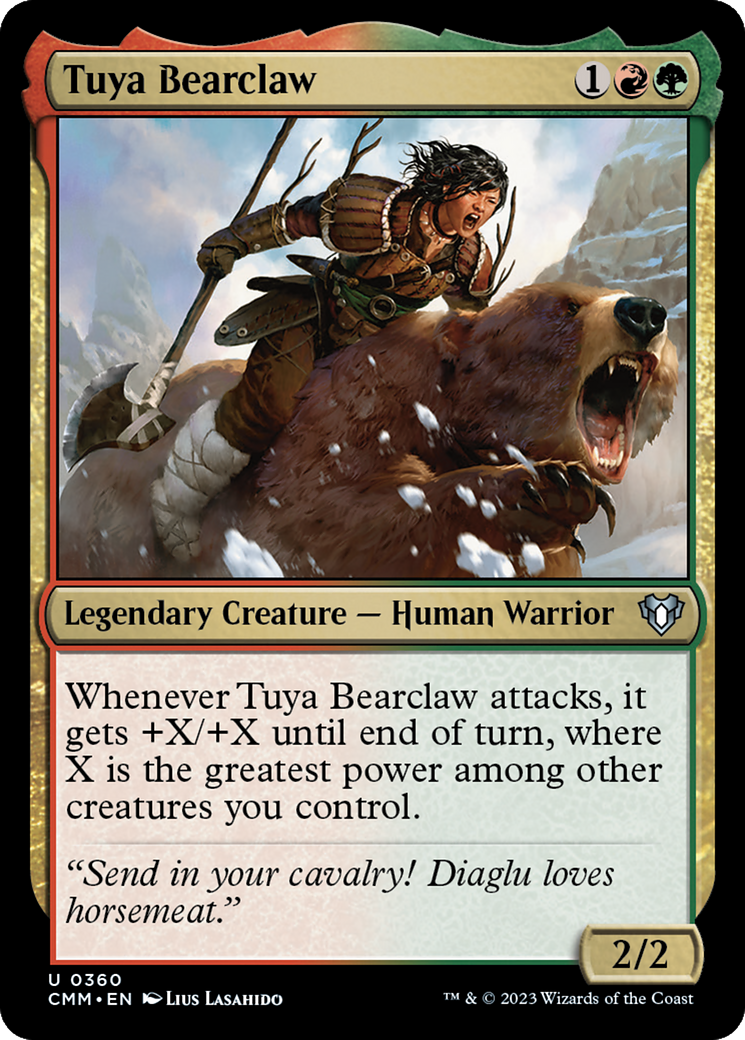 Tuya Bearclaw [Commander Masters] | Clutch Gaming