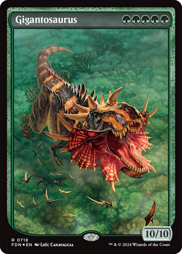 Gigantosaurus (Full Art) [Foundations] | Clutch Gaming