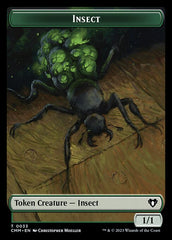 Eldrazi Spawn // Insect Double-Sided Token [Commander Masters Tokens] | Clutch Gaming