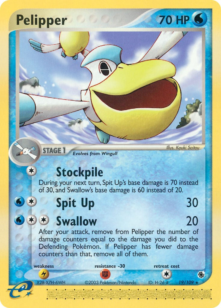 Pelipper (19/109) [EX: Ruby & Sapphire] | Clutch Gaming