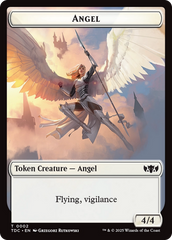 Angel // Spirit Double-Sided Token [Tarkir: Dragonstorm Commander Tokens] | Clutch Gaming