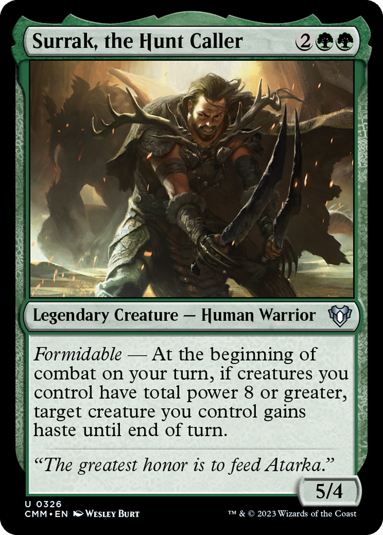 Surrak, the Hunt Caller [Commander Masters] | Clutch Gaming