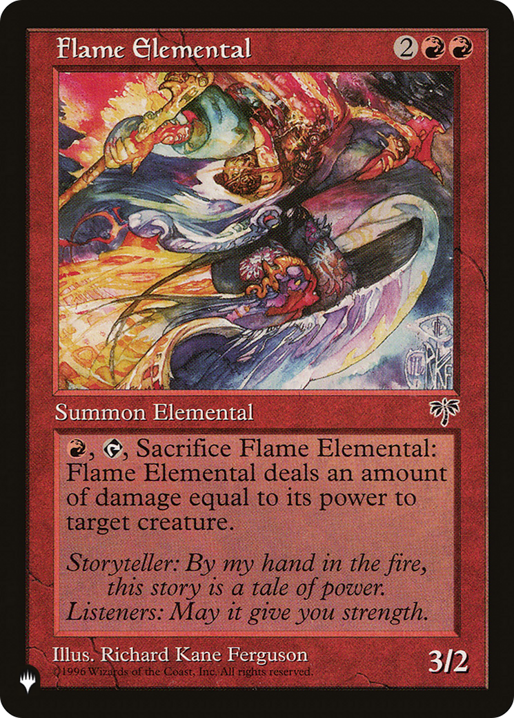 Flame Elemental [The List Reprints] | Clutch Gaming