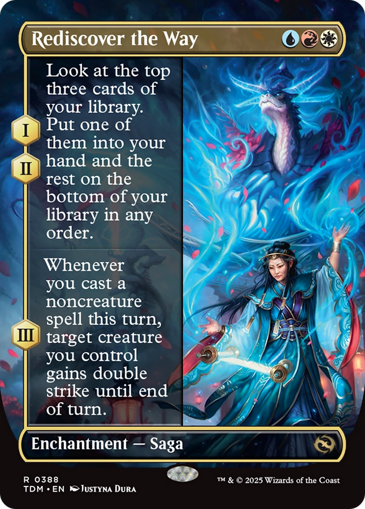 Rediscover the Way (Borderless) [Tarkir: Dragonstorm] | Clutch Gaming