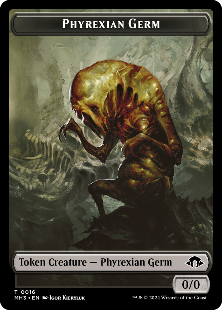 Phyrexian Germ // Fox Double-Sided Token [Modern Horizons 3 Tokens] | Clutch Gaming