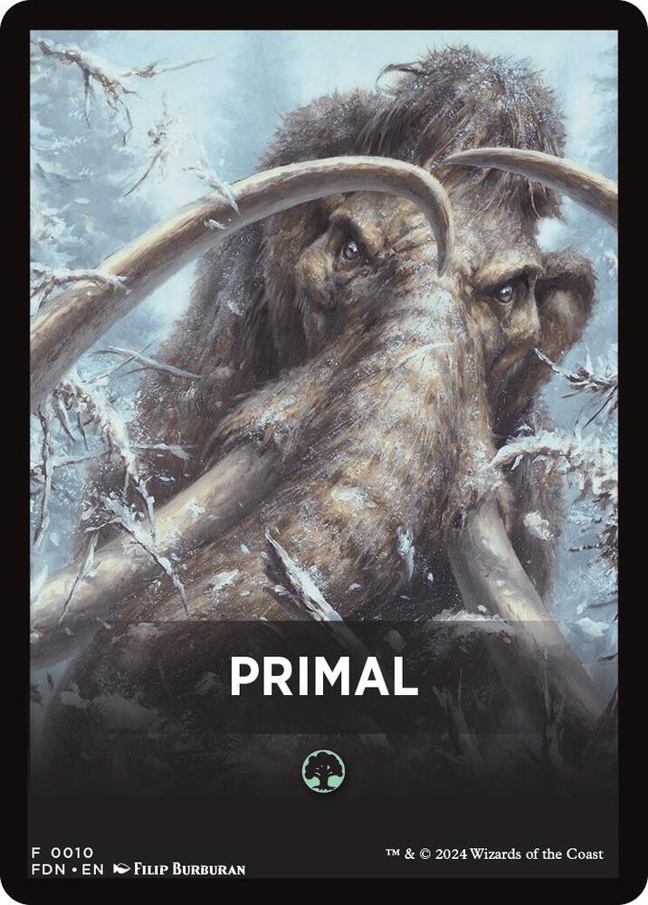 Primal Theme Card [Foundations Tokens] | Clutch Gaming