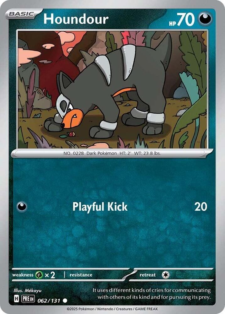 Houndour (062/131) [Scarlet & Violet: Prismatic Evolutions] | Clutch Gaming