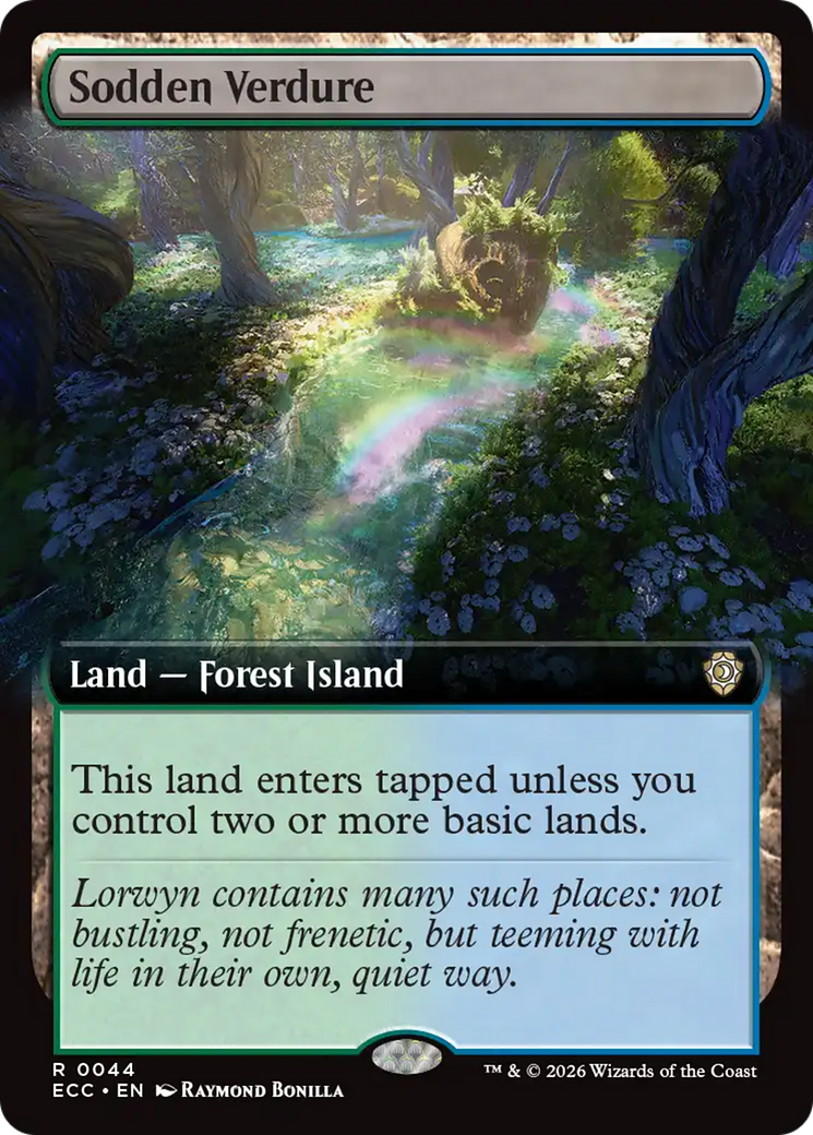 Sodden Verdure (Extended Art) [Lorwyn Eclipsed Commander] | Clutch Gaming