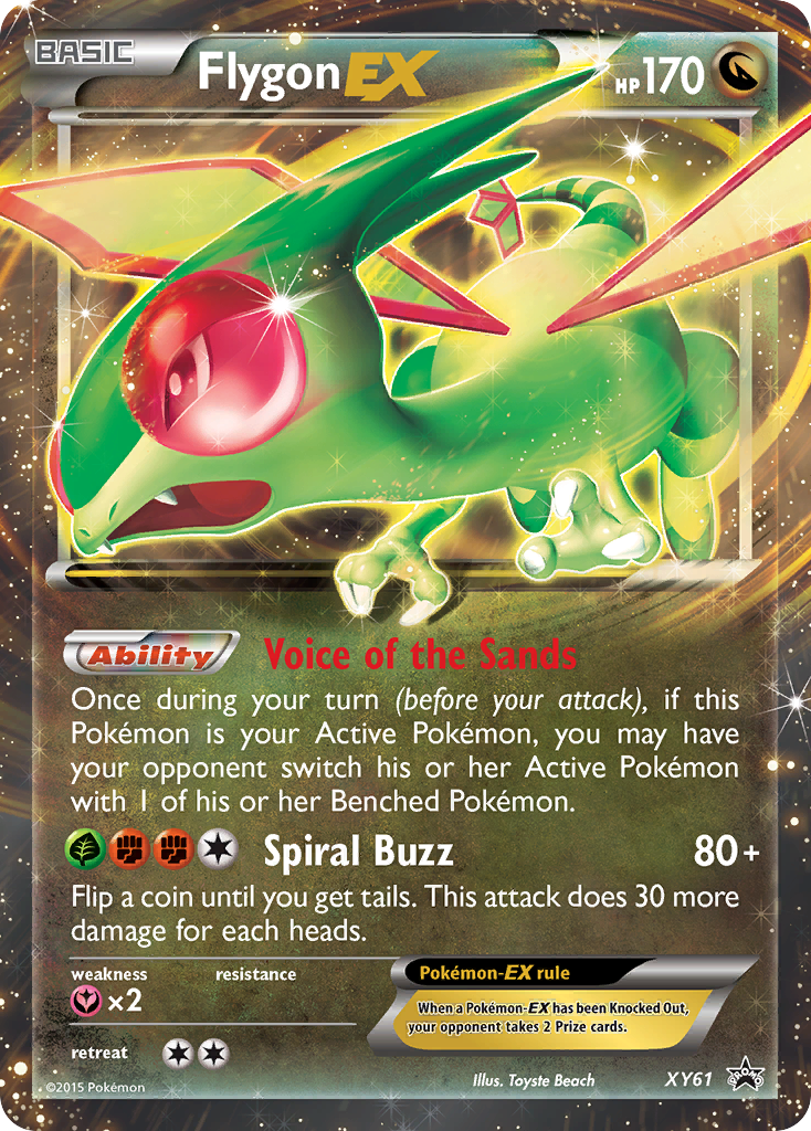 Flygon EX (XY61) [XY: Black Star Promos] | Clutch Gaming