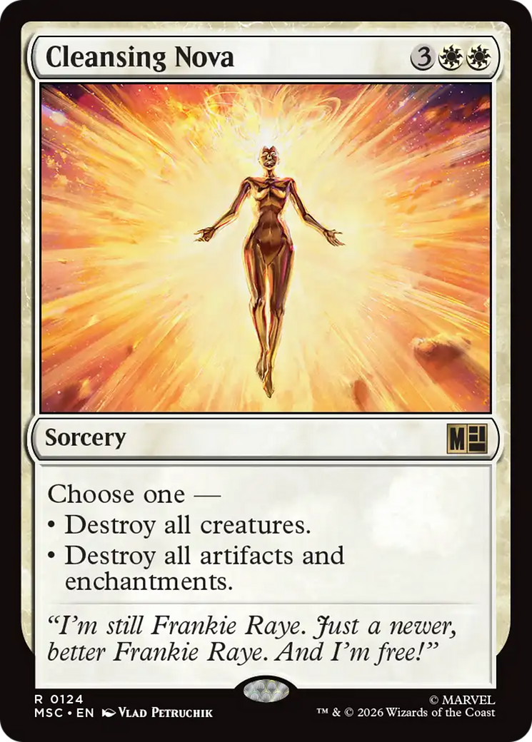 Cleansing Nova (Surge Foil) [Marvel Super Heroes Commander] | Clutch Gaming