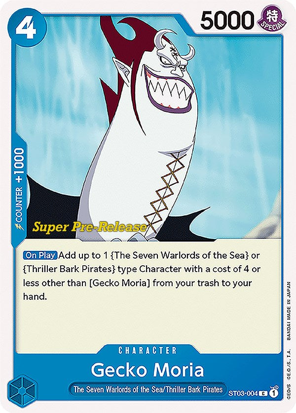 Gecko Moria [Super Pre-Release Starter Deck: The Seven Warlords of the Sea] | Clutch Gaming