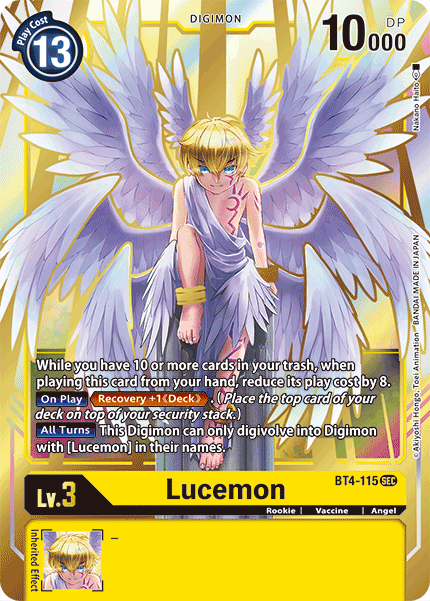 Lucemon [BT4-115] [Great Legend] | Clutch Gaming