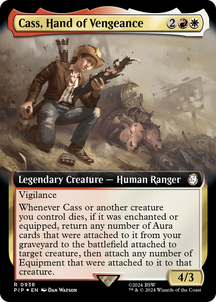 Cass, Hand of Vengeance (Extended Art) (Surge Foil) [Fallout] | Clutch Gaming