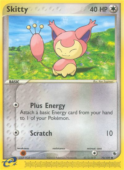 Skitty (70/109) [EX: Ruby & Sapphire] | Clutch Gaming