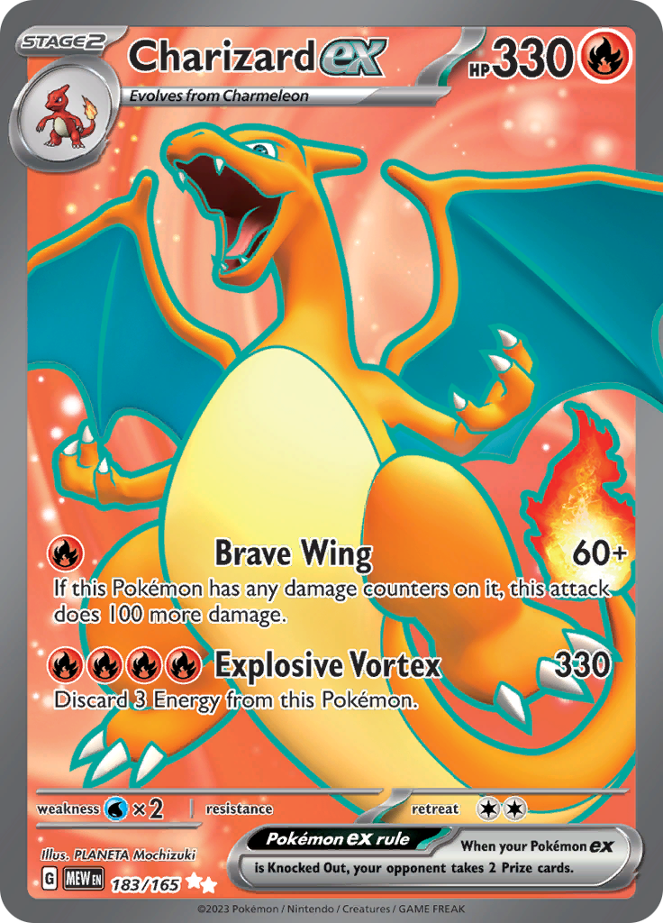 Charizard ex (183/165) [Scarlet & Violet: 151] | Clutch Gaming