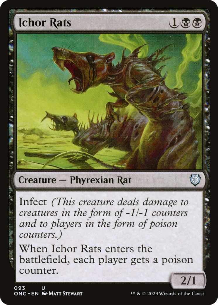 Ichor Rats [Phyrexia: All Will Be One Commander] | Clutch Gaming