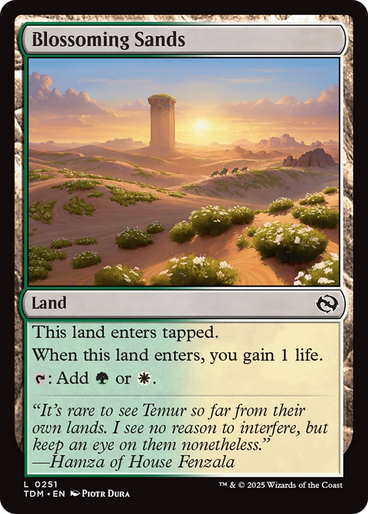 Blossoming Sands [Tarkir: Dragonstorm] | Clutch Gaming