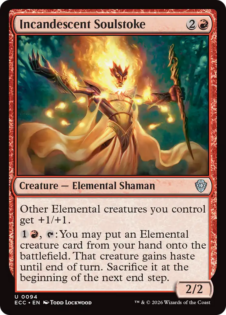 Incandescent Soulstoke [Lorwyn Eclipsed Commander] | Clutch Gaming