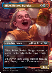 Bilbo, Retired Burglar (Borderless Alternate Art) [The Lord of the Rings: Tales of Middle-Earth] | Clutch Gaming