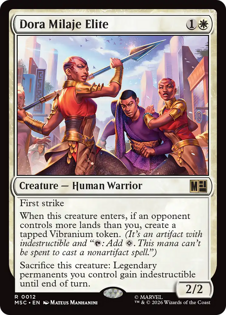 Dora Milaje Elite (Surge Foil) [Marvel Super Heroes Commander] | Clutch Gaming