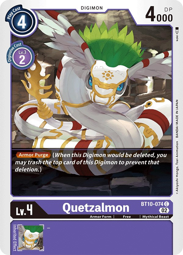 Quetzalmon [BT10-074] [Xros Encounter] | Clutch Gaming