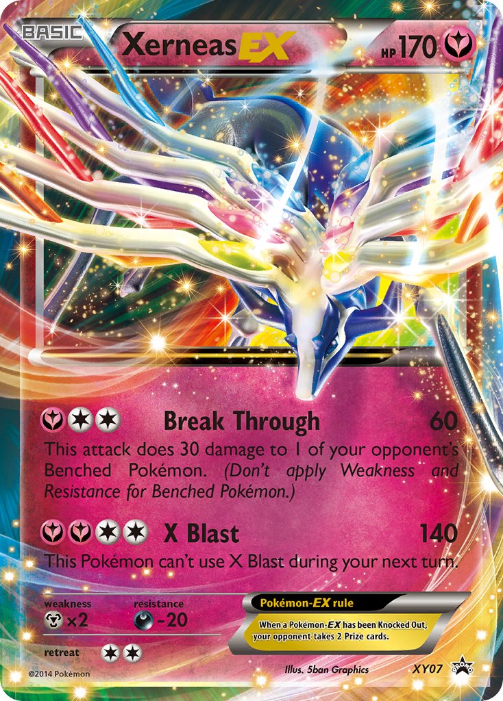 Xerneas EX (XY07) [XY: Black Star Promos] | Clutch Gaming