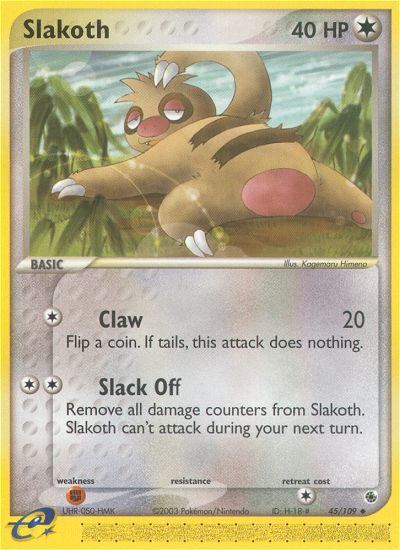 Slakoth (45/109) [EX: Ruby & Sapphire] | Clutch Gaming