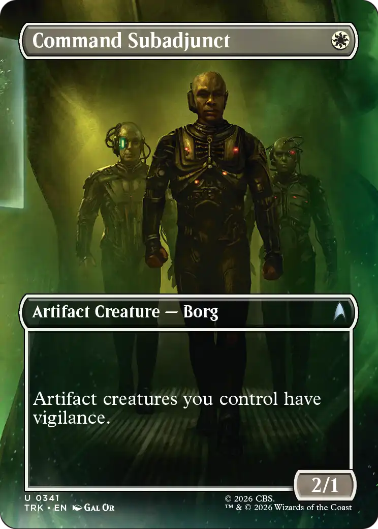 Command Subadjunct (Borderless) [Star Trek] | Clutch Gaming