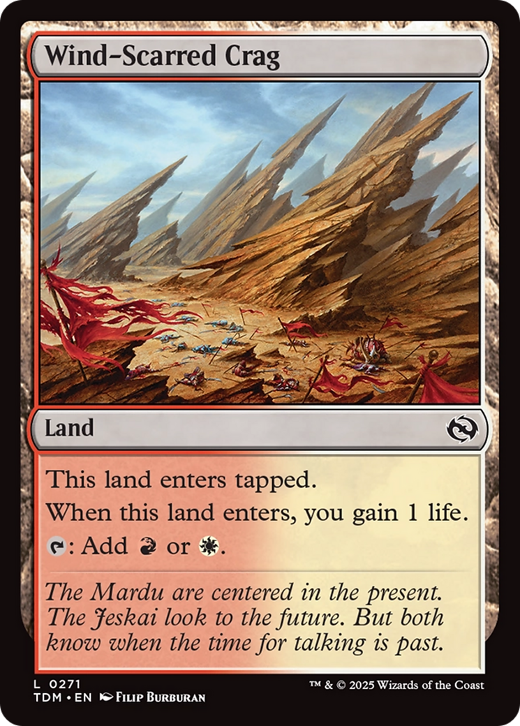Wind-Scarred Crag [Tarkir: Dragonstorm] | Clutch Gaming