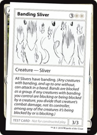 Banding Sliver (2021 Edition) [Mystery Booster Playtest Cards] | Clutch Gaming