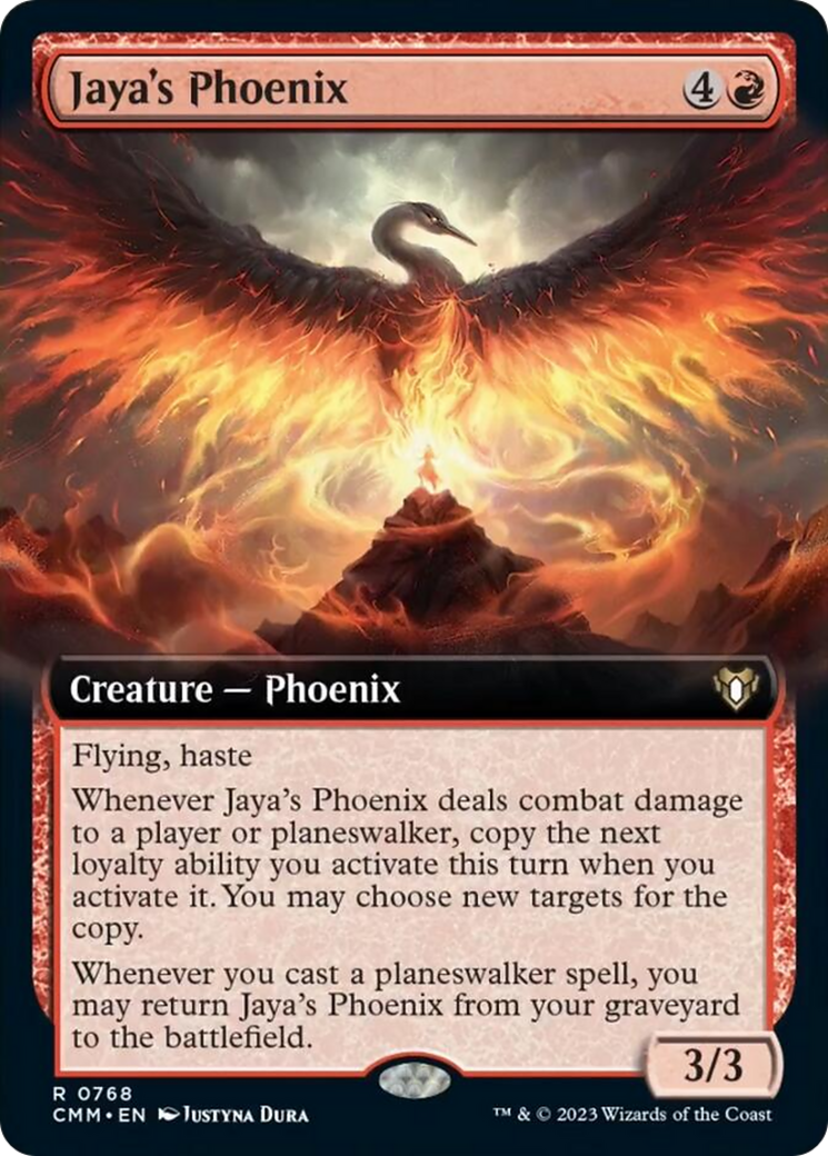 Jaya's Phoenix (Extended Art) [Commander Masters] | Clutch Gaming