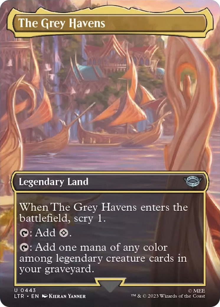 The Grey Havens (Borderless Alternate Art) [The Lord of the Rings: Tales of Middle-Earth] | Clutch Gaming