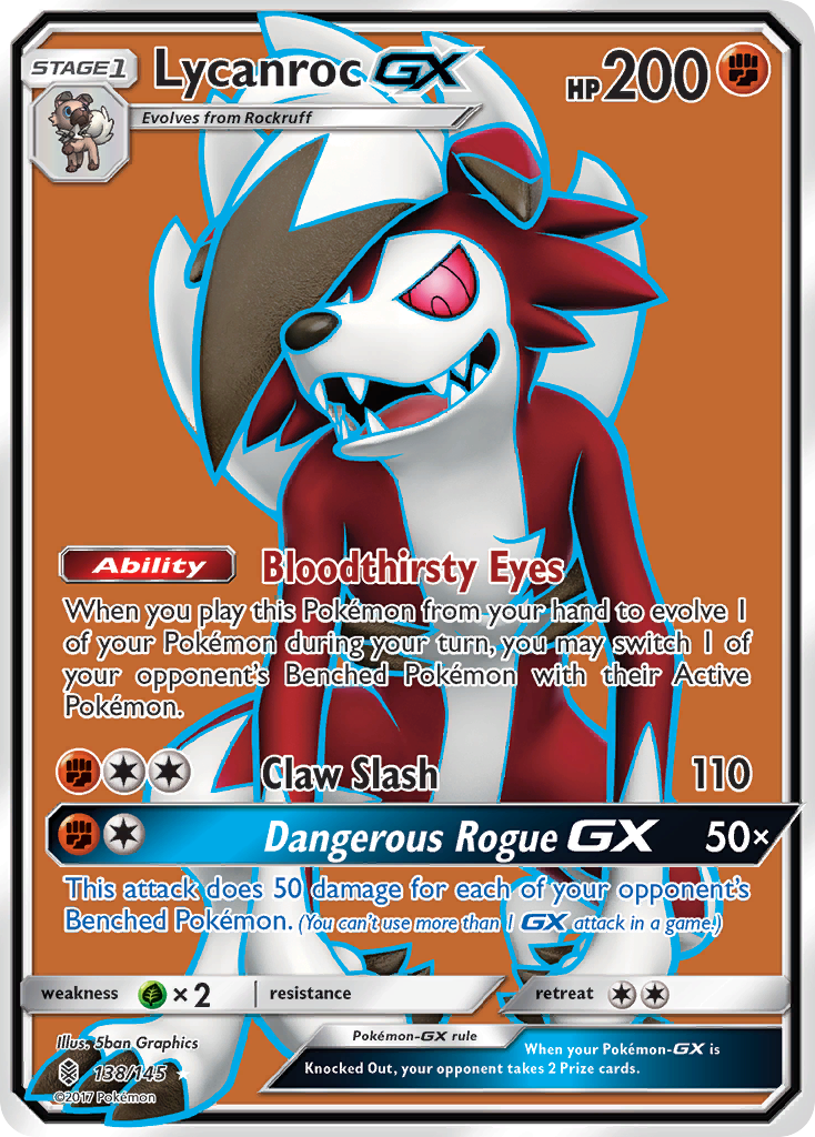 Lycanroc GX (138/145) [Sun & Moon: Guardians Rising] | Clutch Gaming