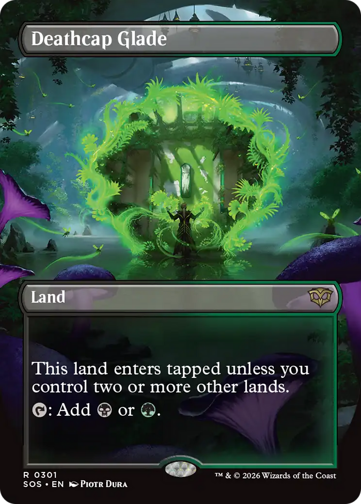 Deathcap Glade (Borderless) [Secrets of Strixhaven] | Clutch Gaming