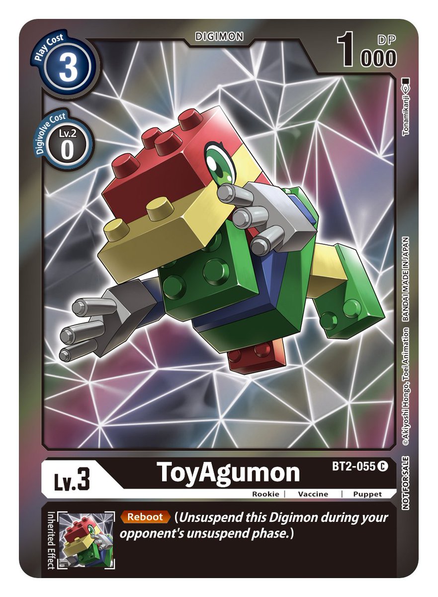 ToyAgumon [BT2-055] (Event Pack 2) [Release Special Booster Ver.1.0] | Clutch Gaming