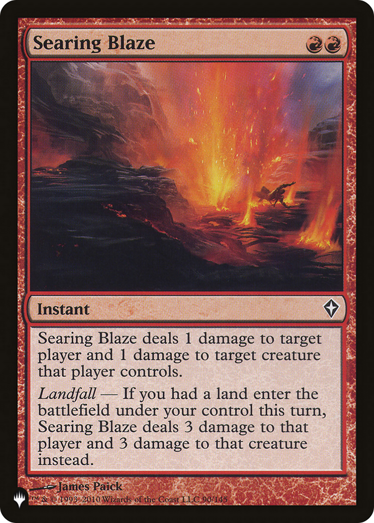 Searing Blaze [The List Reprints] | Clutch Gaming