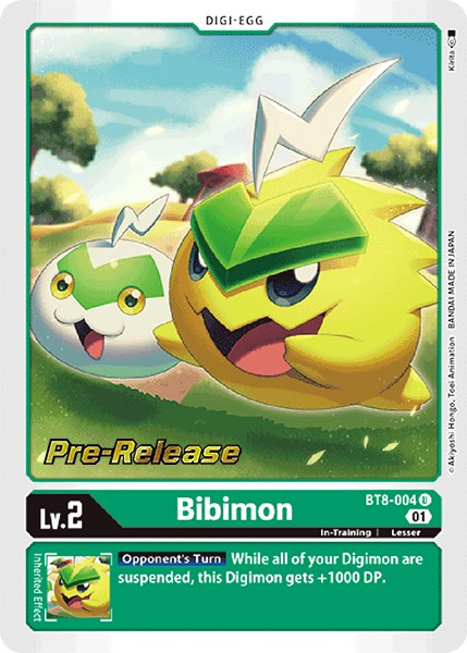 Bibimon [BT8-004] [New Awakening Pre-Release Cards] | Clutch Gaming