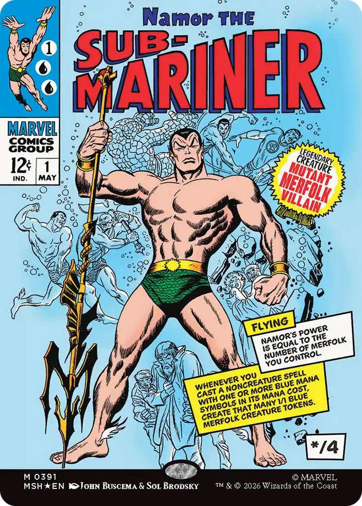 Namor The Sub-Mariner (Borderless) [Marvel Super Heroes] | Clutch Gaming