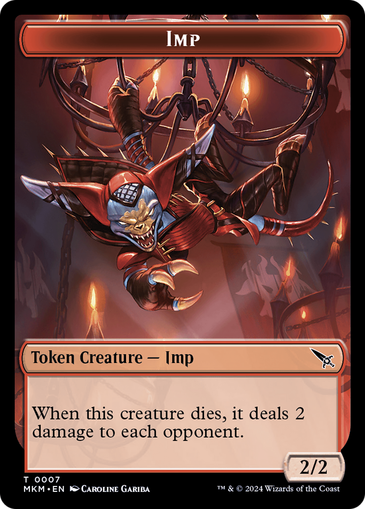 Thopter (0020) // Imp Double-Sided Token [Murders at Karlov Manor Tokens] | Clutch Gaming