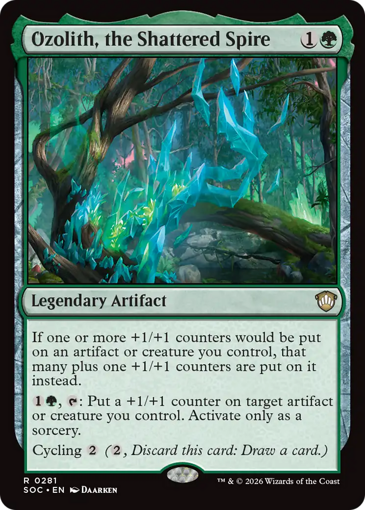Ozolith, the Shattered Spire [Secrets of Strixhaven Commander] | Clutch Gaming