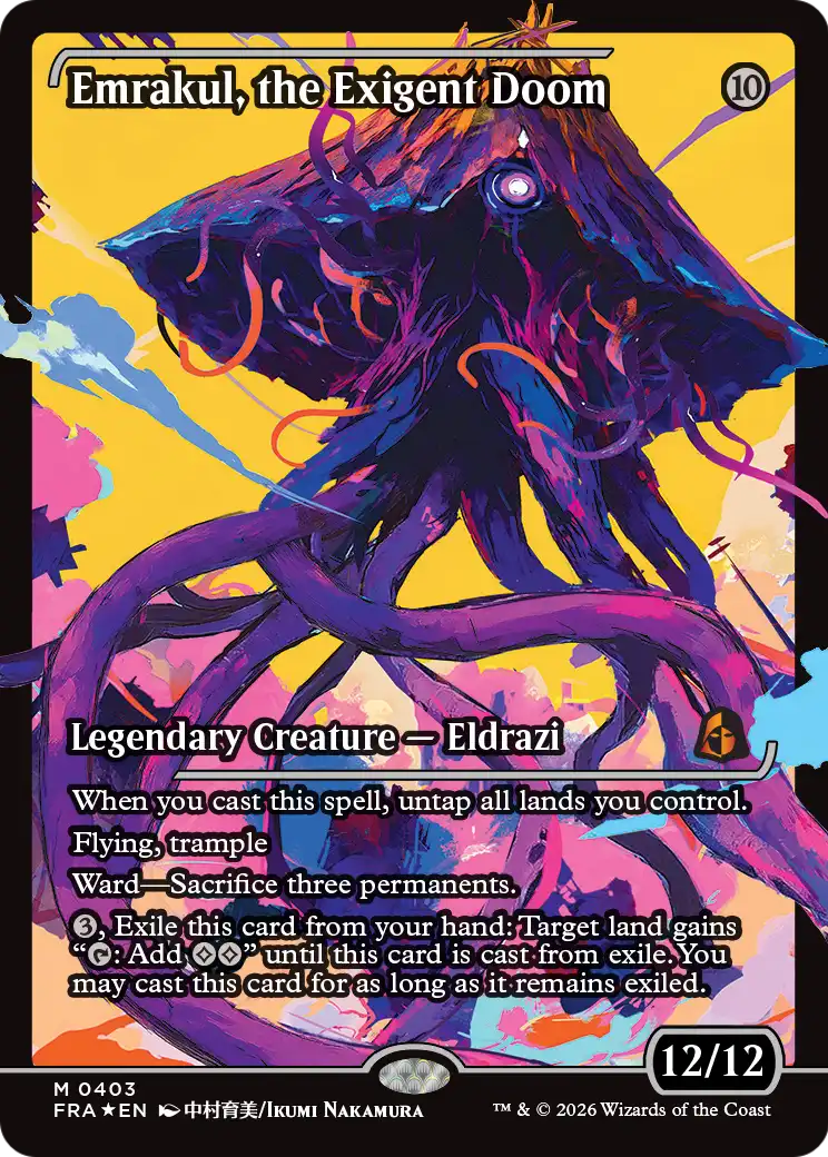 Emrakul, the Exigent Doom (Showcase) [Reality Fracture] | Clutch Gaming