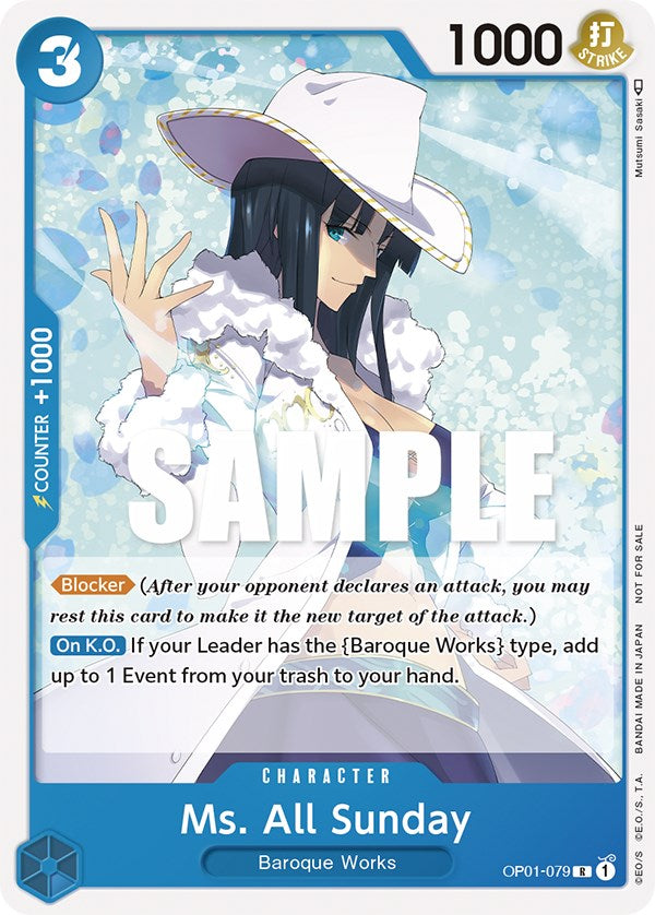 Ms. All Sunday (Promotion Pack 2023) [One Piece Promotion Cards] | Clutch Gaming