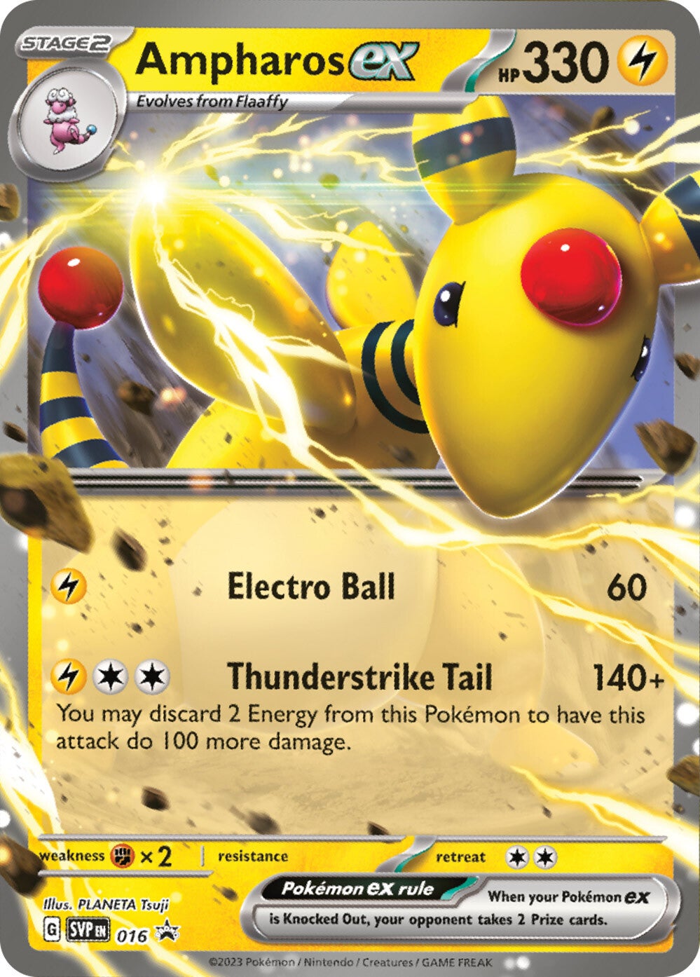 Ampharos ex (016) [Scarlet & Violet: Black Star Promos] | Clutch Gaming