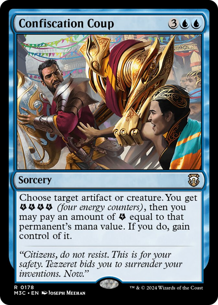 Confiscation Coup (Ripple Foil) [Modern Horizons 3 Commander] | Clutch Gaming