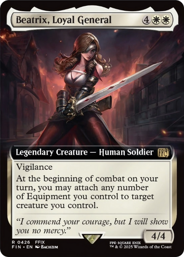 Beatrix, Loyal General (Extended Art) [FINAL FANTASY] | Clutch Gaming
